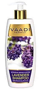 Vaadi Herbals Lavender Shampoo with Rosemary Extract, Intensive Repair System, 350 ml