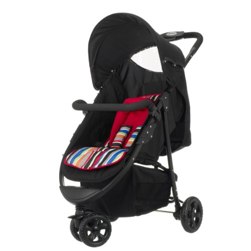 Obaby Tour 3 Wheeler (Black with Red Stripe)