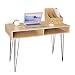 Produktbild WOLTU Computertisch TS49hei Schreibtisch Bürotisch Arbeitstisch PC Laptoptisch, mit 2 offenen Fächern, Gestell aus Stahl, MDF, 110x50x76cm(BxTxH)