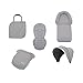 BabyStyle Oyster 2 Stroller Colour Pack (Silver Mist)