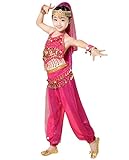 2PCS(Top+Hose); 3PCS(Top+Taillenkette+Hose); 5PCS(Top+Taillenkette+Hose+Schleier+Kopf Kette); 7PCS(Top+Taillenkette+Hose+Schleier+Kopf Kette+2 Armband)