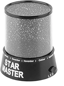 Vroxy Durable Romantic Sky Star Master LED Night Light Projector - Kids Sleep Lighting with USB Cable , Multicolour