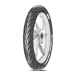 MRF Nylogrip Zapper-FX1 100/80 -17 52P Tubeless Bike Tyre, Front (MRF-22)