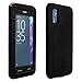 Produktbild Alienwork Schutzhülle für Sony Xperia XZ Stoßfest Hülle Case Bumper spritzwasserfest Staubdicht Schneedicht Metall schwarz SOXZ01-01