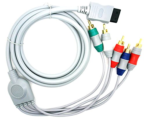 1 Wii-Verbindung auf 5 x AV Komponenten Kabel Adapter für Wii TV HDTV 2500