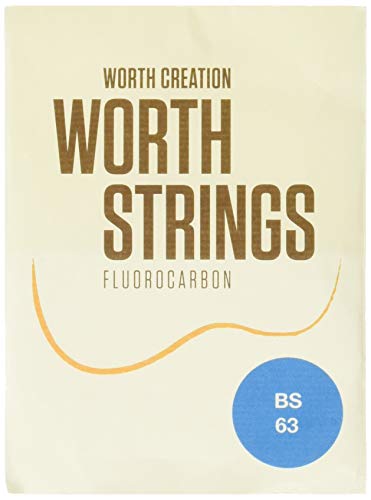 WORTH Strings, ukulélés Cordes, de Brown Fluoro, pour ukulélé ténor en carbone, Heavy (0.0224-0.0291-0.0319-0.0260)