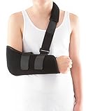 NEO G Kids Comfort Sponge Arm Sling - Medical Grade Quality, breathable & lightweight fabric, pre/post-surgery aid HELPS support & elevate arm, injury recovery, arm immobilization - ONE SIZE Unisex