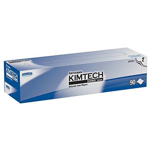 Kimberly-Clark 34721 KIMTECH SCIENCE KIMWIPES, Tissue, 14 7/10 x 16 3/5, 90/Box, 15/Carton
