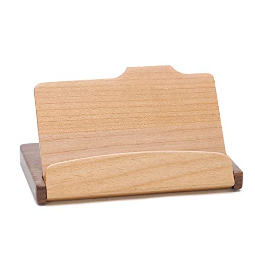 Preisvergleich Produktbild Kartenhülle Hölzerner Geschäftsschreibtischgesichtsdekorat... kann Visitenkartenhalter des Visitenkartenhalters kreativen einfachen einfachen tragen Kartenspeicher