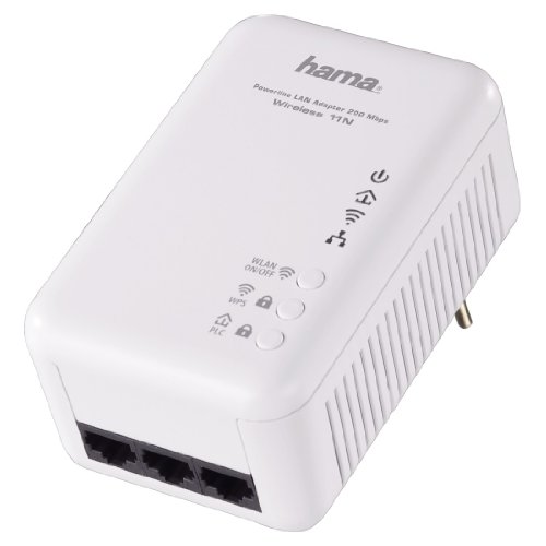 Preisvergleich Produktbild Hama Powerline WLAN-Adapter (200Mbps, 11N)