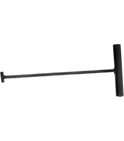 Gancio Per Coperchi Tombini In Acciaio - Maniglia A T Per Sollevamento, 31cm - Foto 3