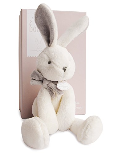 Doudou et Compagnie J'aime Mon Doudou Lapin Chic Taupe