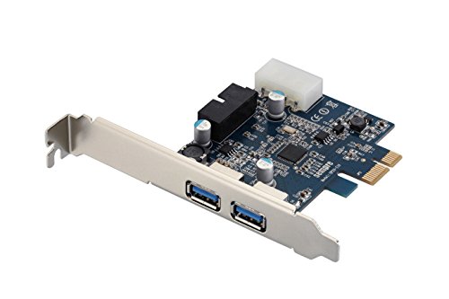 sempre UP33-I19 PCIe USB3.0 Controller 4 Ports, 2 Ports extern, 1x 19pin DualPort Header intern, biete 2 intern USB3.0 Anschlußmöglichkeiten, eignet sich besondes gut für USB3.0 Cardreader und Multipanel - 2