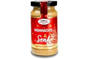 ‎ALTENBURGER ORIGINAL Altenburger Original Weihnachtssenf, 200ml im Glas, Senf mit himmlisch süßer Schärfe, glutenfrei und vegan