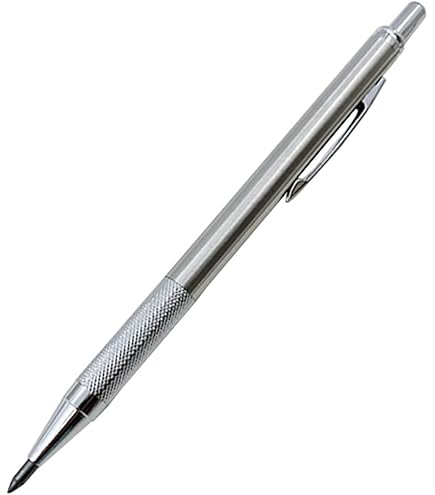 3,0 Mm Druckbleistift Set – Edelstahl-Metall-Bleistift Mit Roten & Grauen Minen, Für Skizzen & Kunst
