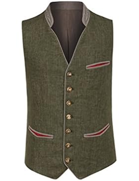 Michaelax-Fashion-Trade Stockerpoint - Herren Trachten Weste in Grün, Camillo