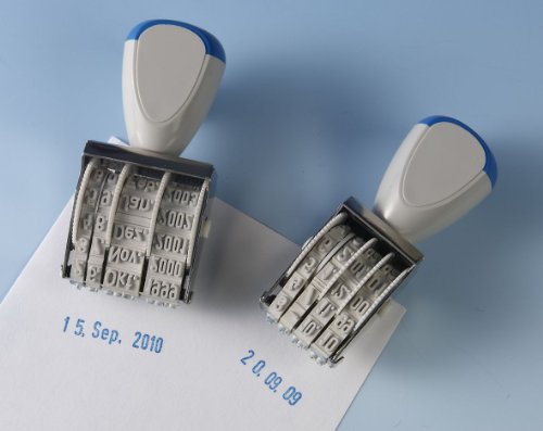 Preisvergleich Produktbild WEDO Stempel, Datum in Zahlen, Industriemodell 4x17mm, 104 1014