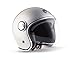 Produktbild Soxon · SP-888 Pro „Flakes Silver“ (Silber) · Jet-Helm · Motorrad-Helm Retro Scooter-Helm Mofa Chopper Roller · ECE certified · Separate Visors · Multi-Visor™ Ready · M (57-58cm)