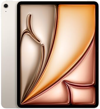 Apple iPad Air 13'' (M4): display Liquid Retina, 512 GB, fotocamera frontale e posteriore da 12MP, Wi-Fi 7 con chip Apple N1 – Galassia