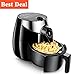 Produktbild Aobosi Heißluftfritteuse mit Metallhohlraum-Design (kein Geruch), Fritteuse ohne Fett, 1300 W / 3,5-Liter-Pfanne und 2,5-Liter-Korb, kostenloses Rezept