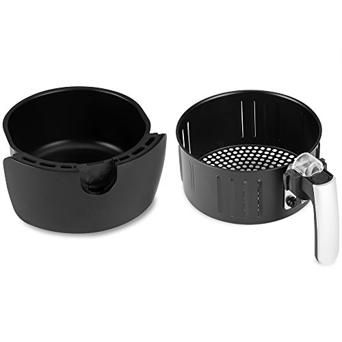 Heißluftfritteuse Friteuse Fritteuse inkl. Gratis Rezeptheft 1500W 3,6 Liter 9-in-1 - 9