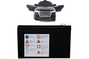 SIMRON Akku Batterie für Audi Q7 Ride-On 12V Elektro Kinderauto Kinderfahrzeug Kinder Elektroauto