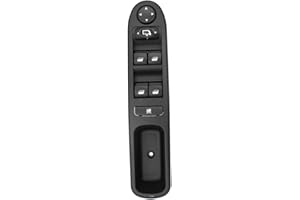 HZTWFC 6554KT 6554.KT 9 Pin Lado del conductor Ventana Interruptor Eléctrico Elevalunas Interruptor Para 307 307SW 307CC Para Peugeot 307 307CC 307SW 2003-2014