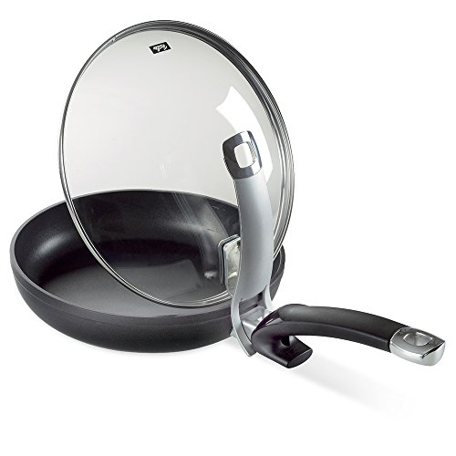 Fissler Pfannenzubehör Güteglasdeckel premium / Pfannen Glasdeckel hoch / Deckel Edelstahl-Rand / 28 cm Ø Bratpfanne – 185-000-28-200/0 - 3