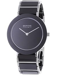 Bering Ceramic - Reloj analógico de mujer de cuarzo con correa de varios materiales multicolor - sumergible a 50 metros