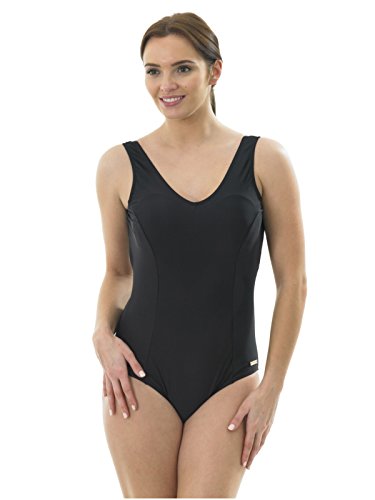 plain black swimsuit