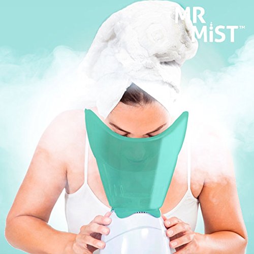 Mr Mist Facial Steamer - Reduce Blackheads, Softer The skin More Elasticity & Suitable For All Skins - (UK 3 Pin Plug)