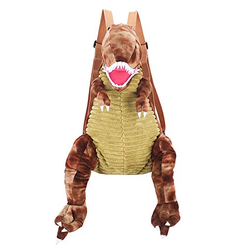 Preisvergleich Produktbild Unisex Kinderrucksäcke Rucksäcke Daypacks Klassischer Rucksack Kindergarten Cartoon Schultasche für Kinder Cute Animal Modeling Rucksack (Color : Brown, Size : 23 X 14 X 43cm)