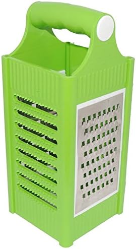 4 in 1 multi purpose Slicer &amp; Grater Vegetable Fruit Julienne Spiral Slicer cheese coconut grater food cutter , Stainless Steel Sharp Blade by YouLookHot