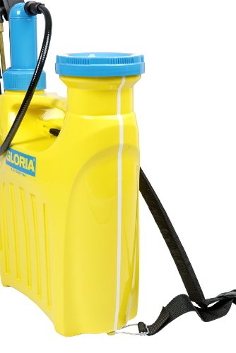 Gloria Rückenspritze Kolbenrückensprühgerät Hobby 1200 mit 12L Tank und Komfort, gelb - 4