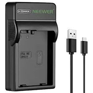 Neewer Slim Fast Micro USB Battery Charger for Nikon EN-EL14 EN-EL14a, Nikon D3200, D3100, D5500, D5300, D5200, D5100, D3300,DF DSLR, Coolpix P7800, P7700, P7000 Cameras, Multi Charging Option