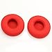 Produktbild Beats Solo 2.0 Wired Ersatzohrpolster Memory Foam Ohrpolsterbezug Protein Leder Memory Foam Ohrpolster Pads (Rot)