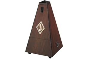 METRONOMO MADERA PIRAMIDE - Wittner (814/M) (Sistem Malzel) (Con Campana) (Nogal Autentico Mate)