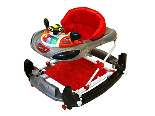 Bebe Style Deluxe 'F1 Racing Car' Walker And Rocker + Removable Toy tray With Lights+Sounds+Activities
