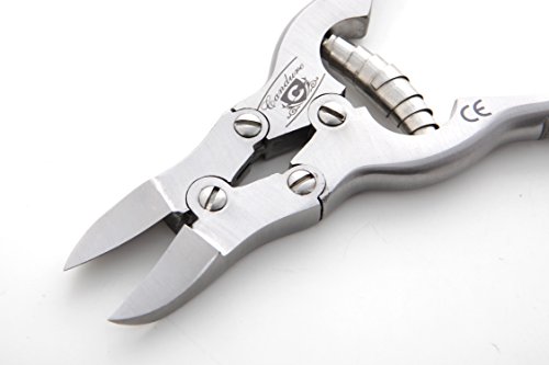 CANDURE® - Toenail Clippers Cantilever 15cm Curved Blade For Thick Toenails, Suitable for Finger Nails & Toe Nails 4 Screw