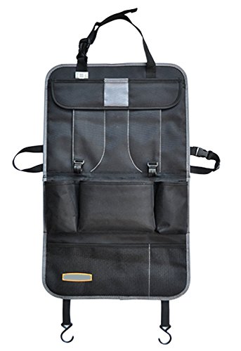 Auto Rücksitz Organizer & Kinder Spielzeug Storage & Sitzrückenprotektor, Mehrzweck und Umweltfreundlich Material Auto-Organisator / Leicht zu Berühren und Bekommen, Was Sie Wollen / Must Haben für Baby Reise Zubehör