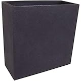 Spetebo XXL Kunststoff Pflanzkasten anthrazit - 60x60x26 cm - Blumenkasten Pflanzkübel Blumenkübel