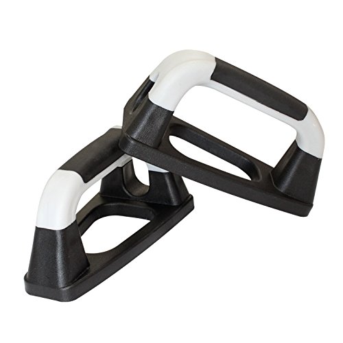 Liegestützgriffe Push Up Bar / Handle Set Liegestütze Liegestützhilfe Grau-Schwarz - 2