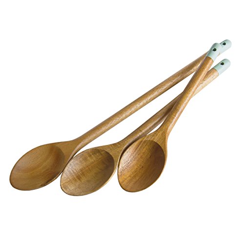 Jamie Oliver JB3410 Akazienholz Löffel-Set 3-teilig, Holz, braun, 46,0 x 5,0 x 4,5 cm, 3 Einheiten