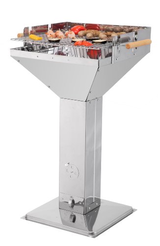 Tepro Holzkohlen Trichtergrill Vista, Silber - 5