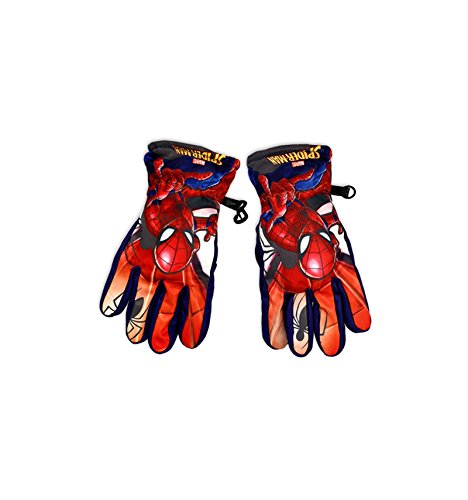 Spiderman - Guantes - para niño morado 3/4 años