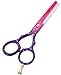Hairdressing Thinning Scissors Right handed Pink & Purple 5.5'' Barber Salon + Presentation Case