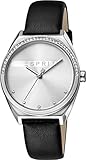 Esprit Damen Analog Quarz Uhr mit Leder Armband ES1L057L0015