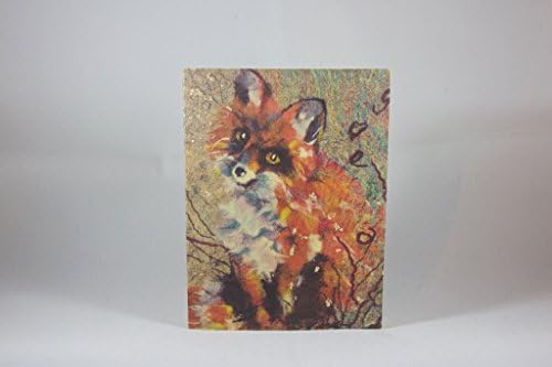 Mysterious Mr. Fox - small eco notebook A6/ doodle sketch book