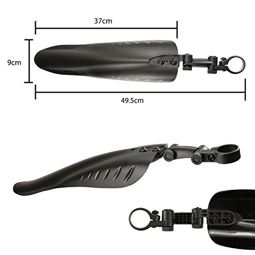 SAVFY® Fahrrad Schutzblech Schmutzfänger hinten Mugguard, schutzt vor Schlammspritzer - 5