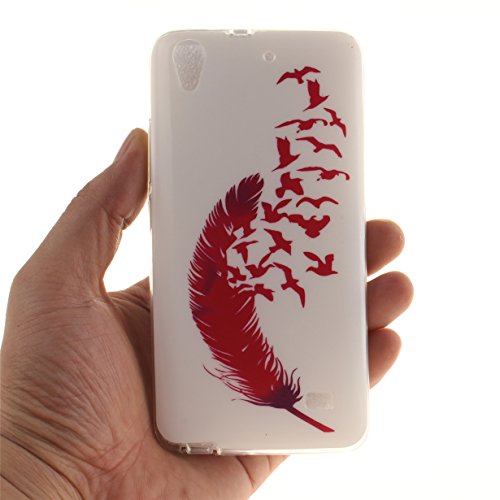 RUIST Funda Huawei Ascend G620S C  scara Delgada funda de Silicona TPU Silicona Suave de Goma Suave de Parachoques de la Cubierta del Caso para Huawei Ascend G620S  Shock-Absorci  n   Anti-Ara  azos 